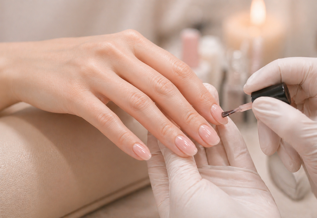 Professional manicure service in Wauchope nail studio